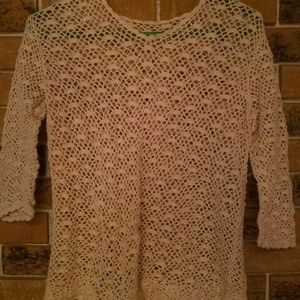 💋💋Off pink knitted cover up top💋💋